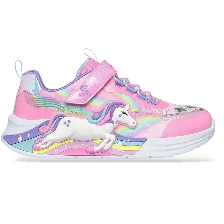 Unicorn Chaser scarpe da bambina Skechers | 302298LPKMT